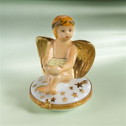 Picture of Limoges Angel on Book Box