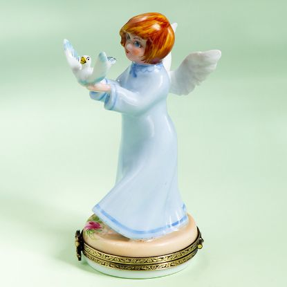 Picture of Limoges Angel with Dove Box