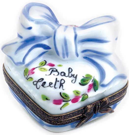 Picture of Limoges Blue Baby Teeth Box
