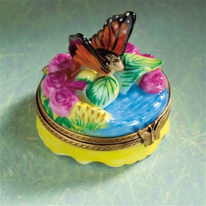 Picture of Limoges Butterfly by the River Box