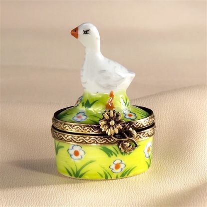 Picture of Limoges Mini Baby  Goose Box