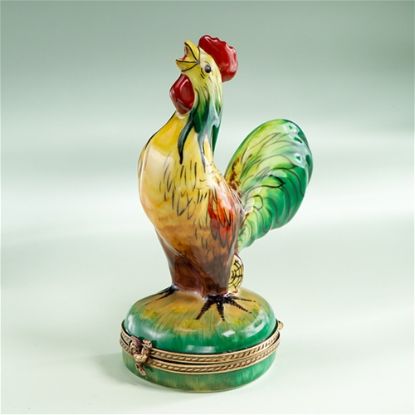 Picture of Limoges Rooster Crowing  Box