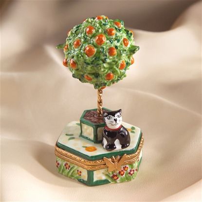 Picture of Limoges Black Cat by Orange Tree Box