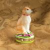 Picture of Limoges Yellow Lab Sitting Box