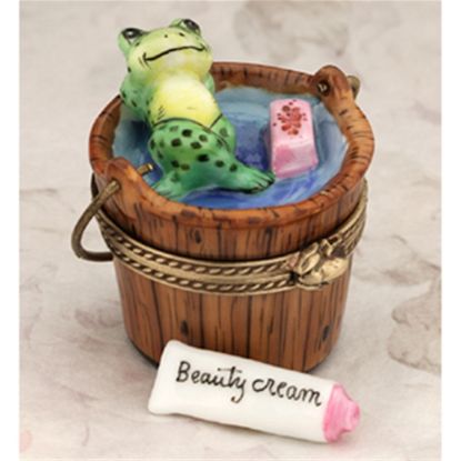 Picture of Limoges Frog on Spa Bucket Box