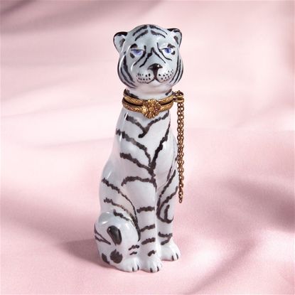 Picture of Limoges White Bengala Tiger Box
