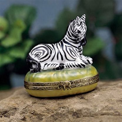 Picture of Limoges Zebra on Grass Box