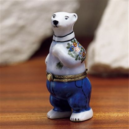 Picture of Limoges Polar Bear with Jeans Box
