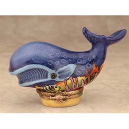 Picture of Limoges Blue Whale with Fish Box