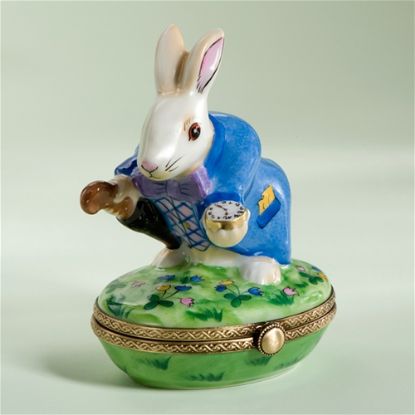 Picture of Limoges Alice Rabbit Box