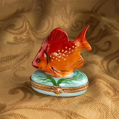 Picture of Limoges Red Fish Box