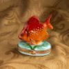 Picture of Limoges Red Fish with White Dots Box