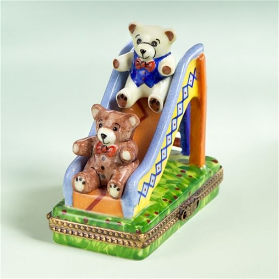 Picture of Limoges Teddy Bears Playing Box