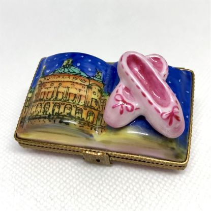 Picture of Limoges Paris Opera Book with Ballet Slippers Box