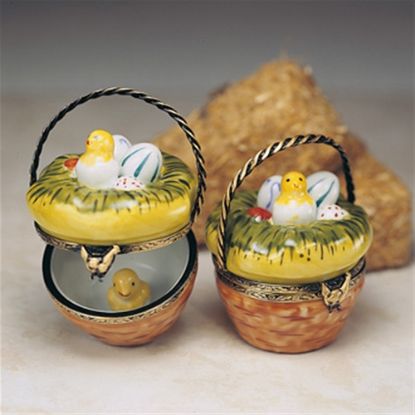 Picture of Limoges Chicken Basket Box, Each.