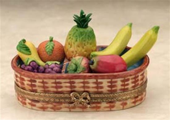 Picture of Limoges Wicker Fruits Basket Box