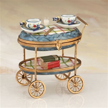 Picture of Limoges Breakfast Cart with Books Box