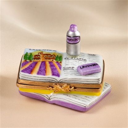 Picture of Limoges Lavender Fields Book with Bottle Box