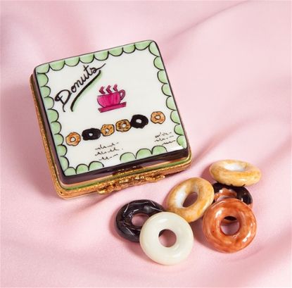 Picture of Limoges Donuts Box with Loose Donuts