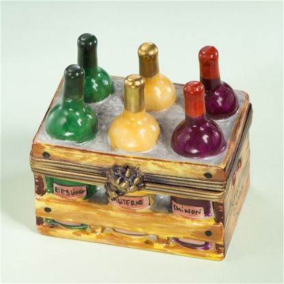 Picture of Limoges Wine Crate with 6 Bottles Box