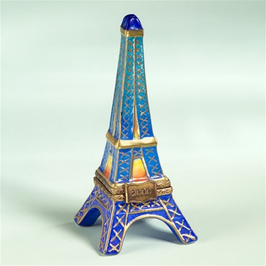 Picture of Limoges Blue Eiffel Tower Year 2000 Box
