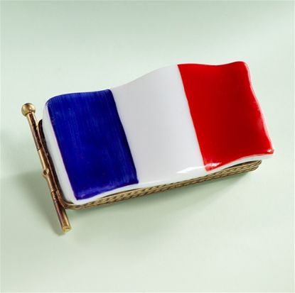 Picture of Limoges French Flag Box