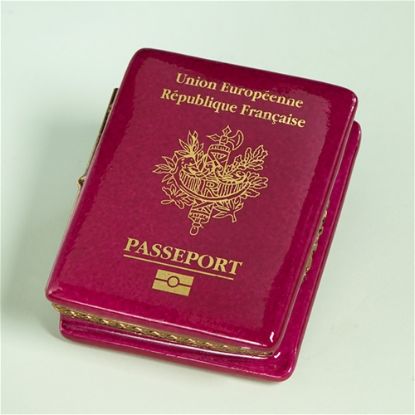 Picture of Limoges French Passport Box