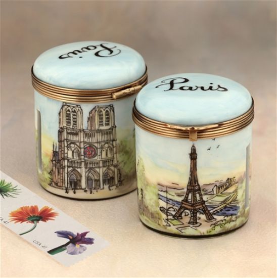 Picture of Limoges Paris Stamp Box , Each.