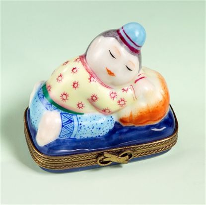 Picture of Limoges Chamart Baby Buddha on Pillow Box