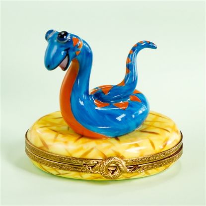 Picture of Limoges Year of the  Snake Blue Box