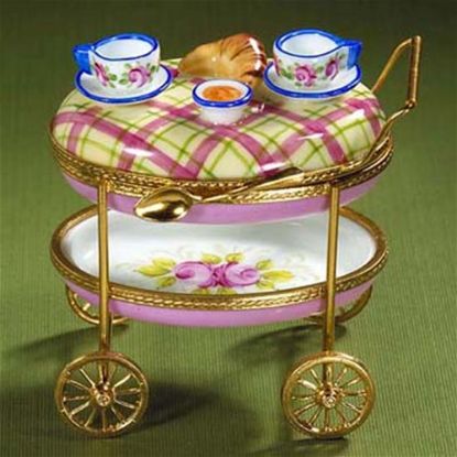 Picture of Limoges Breakfast Cart with Croissants Box 