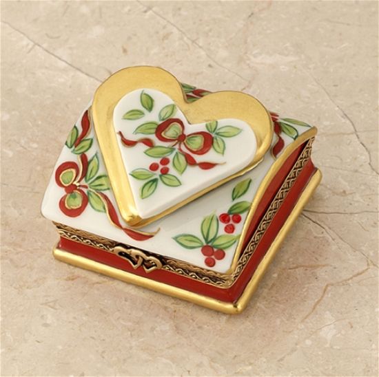 Picture of Limoges Double Heart Holiday Box