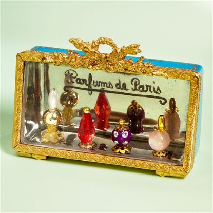 Picture of Limoges Perfume Bottles Vitrine Box
