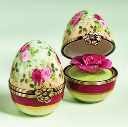 Picture of Limoges Egg with a Rose Box