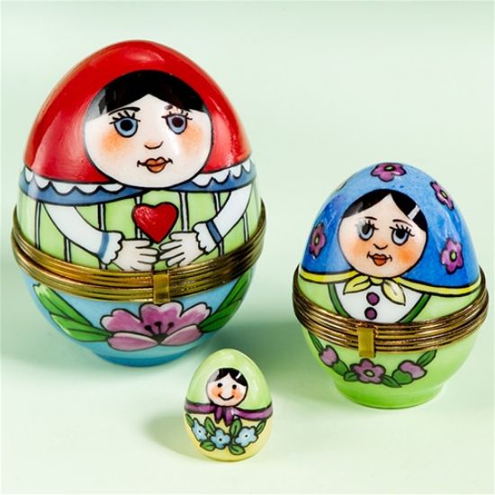 Picture of Limoges Russian Dolls Box