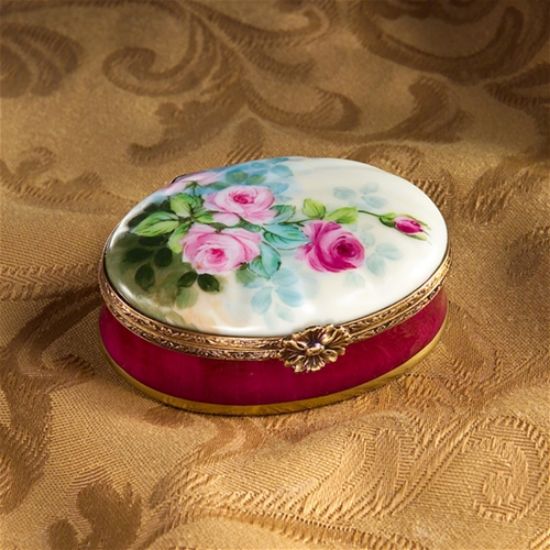 Picture of Limoges Symphony of Pink Roses Box