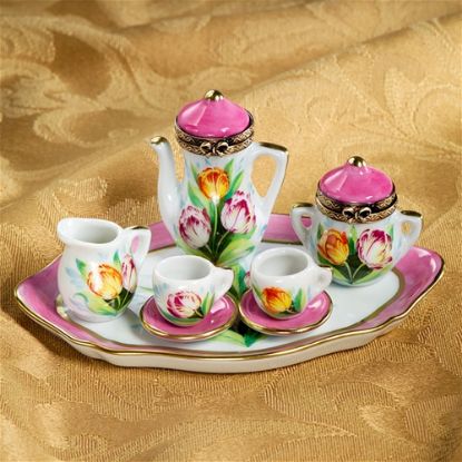 Picture of Limoges Tulips Tea Service