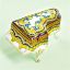 Picture of Limoges Yellow Sevres Piano Box