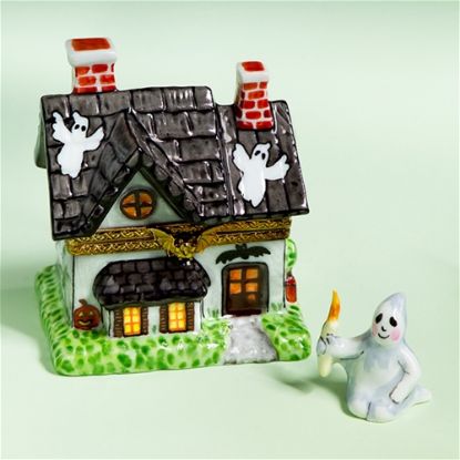 Picture of Limoges Halloween House with Ghost Box