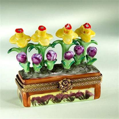 Picture of Limoges Chamart Daffodils Jardiniere Box 