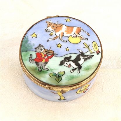 Picture of Limoges Cow Over the Moon Box
