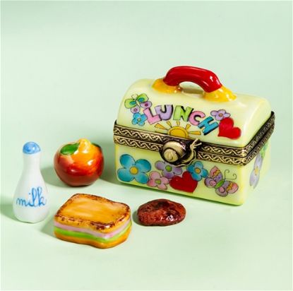 Picture of Limoges Lunch Box with Flowers Box