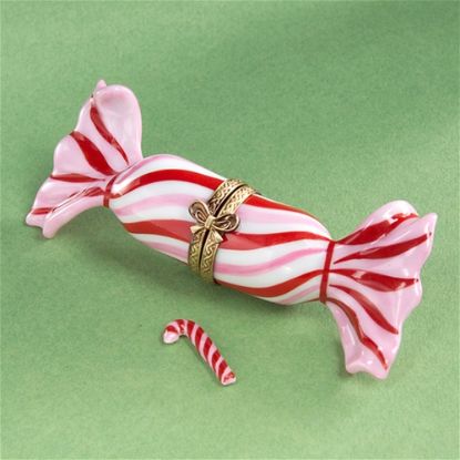 Picture of Limoges Candy with Candy Cane Box