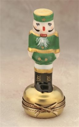 Picture of Limoges Green Nutcracker Box