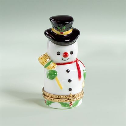 Picture of Limoges Happy Snowman Box