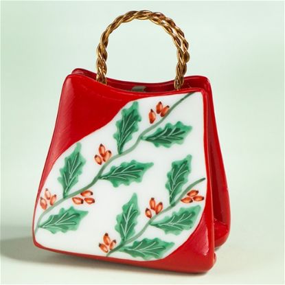Picture of Limoges Holiday Bag with Holly Box