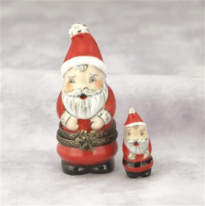Picture of Limoges Santa Box Set of Two