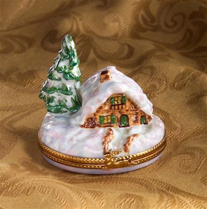 Picture of Limoges Winter House with Tree Box