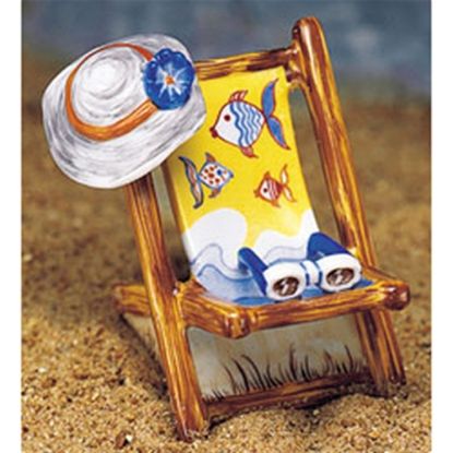 Picture of Limoges Beach Chair with Fish and Sunglasses Box