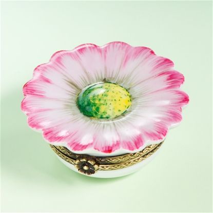 Picture of Limoges Pink Daisy Box